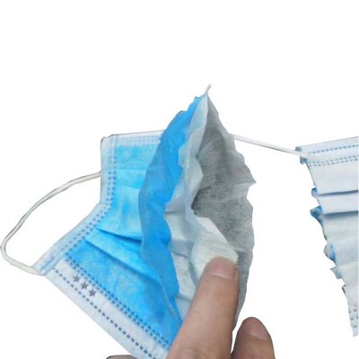 Fast Delivery Protective Safety Certified 3ply Ear Loop Tie on Disposable Mask